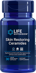 Skin Restoring Ceramides 30 liquid vegetarian capsules - Life Extension