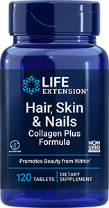 Hair, Skin & Nails Collagen Plus Formula, 120 tablets