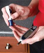 Pricking Finger For Blood Test