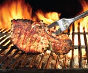 Flame grilled steak