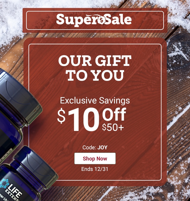 Super Sale. Our Gift to You. Exclusive Savings $10 Off $50+. Code: JOY. Shop Now. Ends 12/31.