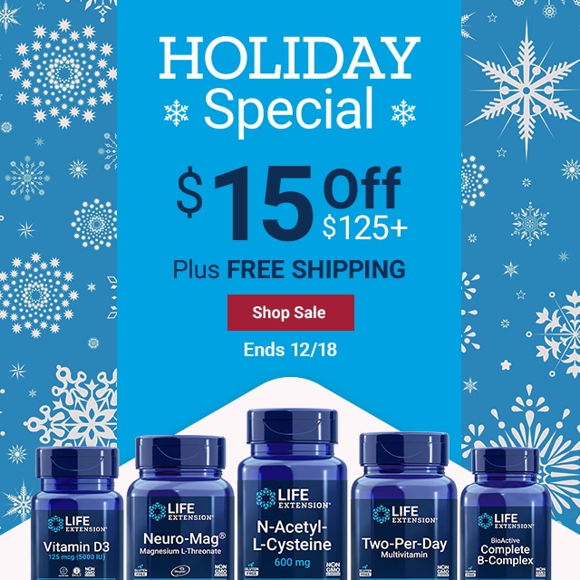 Holiday Special. $15 off $125+. Plus Free Shipping. Shop Sale. Ends 12/18