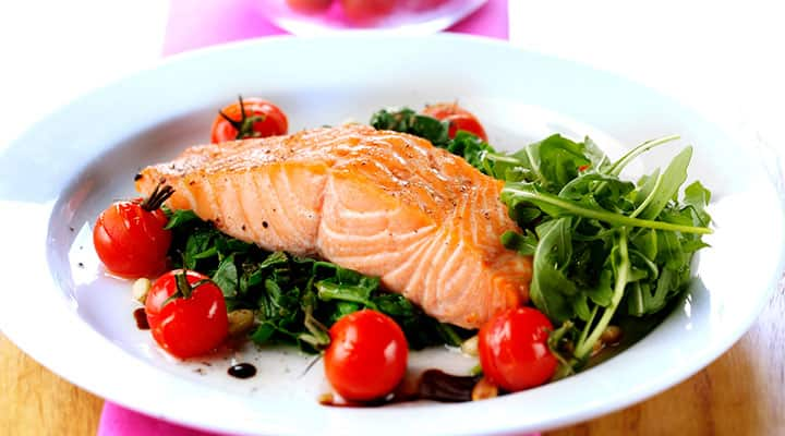 Nutrients like omega-3s from salmon help keep your brain healthy