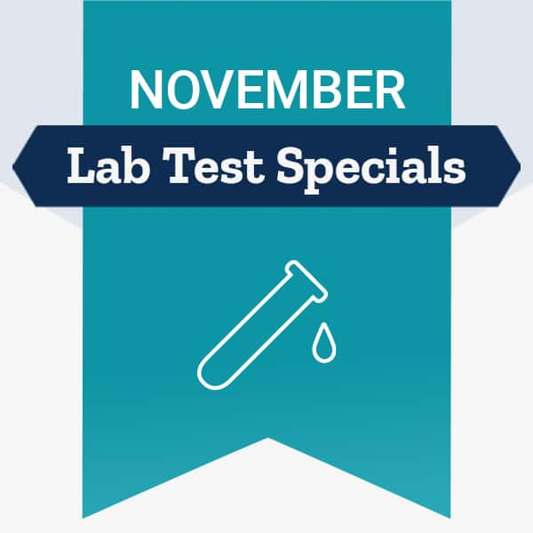 November Lab Test Specials