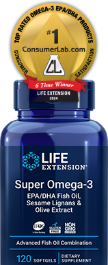 Super Omega-3 EPA/DHA Fish Oil, Sesame Lignans & Olive Extract