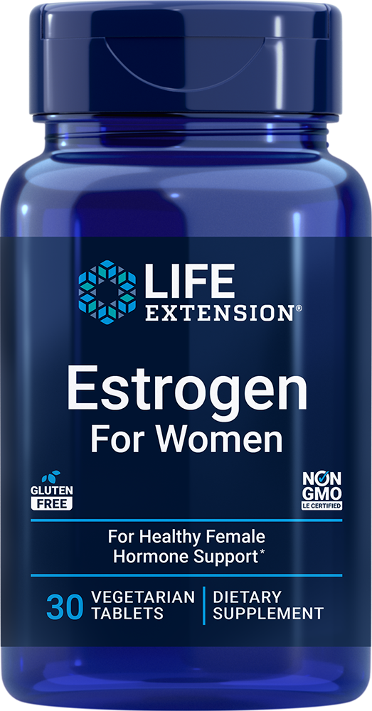 Estrogen For Women 30 Vegetarian Tablets Life Extension