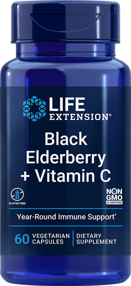 BlackElderberry+VitaminC,60vegetariancapsules