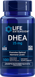 DHEA, 25 mg, 100 dissolve-in-mouth tablets