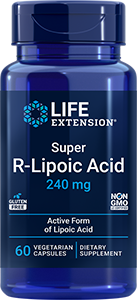 Super R-Lipoic Acid, 240 mg, 60 vegetarian capsules