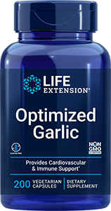 Optimized Garlic 200 vegetarian capsules - Life Extension