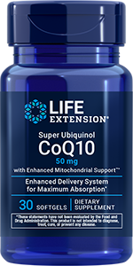 Super Ubiquinol CoQ10 with Enhanced Mitochondrial Support™, 50 mg, 30 softgels