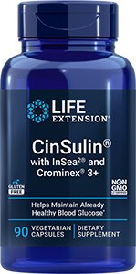 CinSulin® with InSea2® and Crominex® 3+, 90 vegetarian capsules
