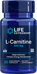L-Carnitine, 500 mg, 30 vegetarian capsules