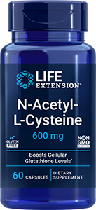N-Acetyl-L-Cysteine, 600 mg, 60 capsules
