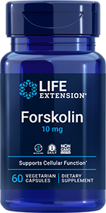 Forskolin 10 mg, 60 vegetarian capsules - Life Extension
