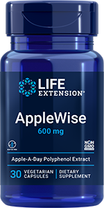 AppleWise 600 mg, 30 vegetarian capsules - Life Extension