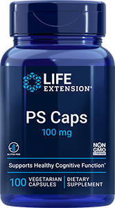 PS Caps 100 mg, 100 vegetarian capsules - Life Extension