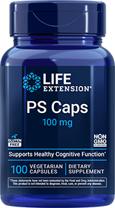 PS Caps, 100 mg, 100 vegetarian capsules