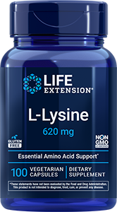L-Lysine, 620 mg, 100 vegetarian capsules