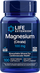 Magnesium (Citrate), 100 mg, 100 vegetarian capsules