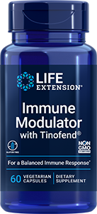 Immune Modulator with Tinofend® 60 vegetarian capsules - Life Extension