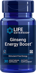 Ginseng Energy Boost 30 vegetarian capsules - Life Extension