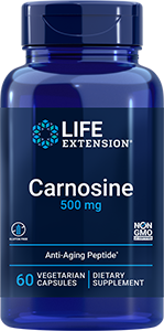 Carnosine 500 mg, 60 vegetarian capsules - Life Extension
