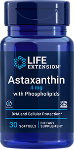 Astaxanthin with Phospholipids 4 mg, 30 softgels - Life Extension