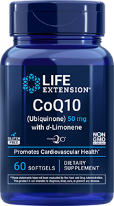 Super-Absorbable CoQ10 (Ubiquinone) with d-Limonene, 50 mg, 60 softgels