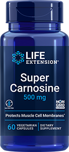Super Carnosine 500 mg, 60 vegetarian capsules - Life Extension