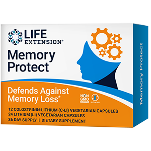 Memory Protect 12 Colostrinin-Lithium (C-Li) Capsules | 24 Lithium (Li) Capsules - Life Extension