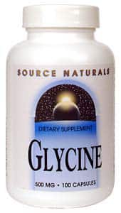 Glycine 500 mg, 100 capsules - Life Extension