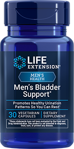 Men's Bladder Support, 30 vegetarian capsules