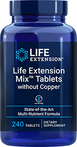 Life Extension Mix™ Tablets without Copper, 240 tablets