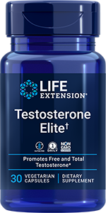 Testosterone Elite 30 vegetarian capsules - Life Extension