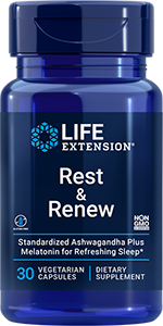 Rest & Renew 30 vegetarian capsules - Life Extension