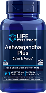Ashwagandha Plus Calm & Focus*, 60 vegetarian capsules