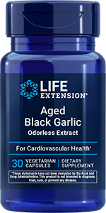 Aged Black Garlic, 30 vegetarian capsules