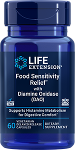 Food Sensitivity Relief* with Diamine Oxidase (DAO), 60 delayed release capsule