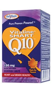Smart Q10™ CoQ10 (Maple Nut Flavored) 100 mg, 30 tablets - Life Extension