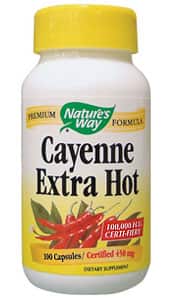 Cayenne Extra Hot 450 mg, 100 capsules - Life Extension