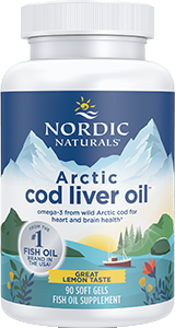 Arctic™ Cod Liver Oil (Lemon), 1000 mg, 90 softgels