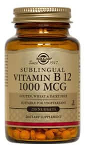 Sublingual Vitamin B12 1000 mcg, 250 tablets - Life Extension
