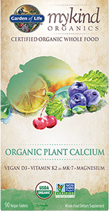 mykind Organics Organic Plant Calcium 90 tablets - Life Extension