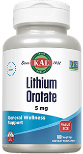 Lithium Orotate, 5 mg, 60 capsules