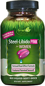 Steel-Libido PINK for Women, 60 liquid vegetarian capsules