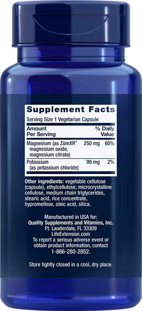 Life Extension Potassium With Extend-Release Magnesium (60 Capsules, Vegetarian)