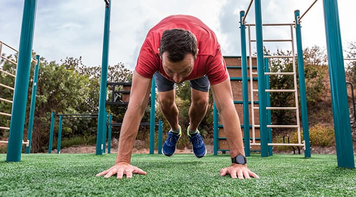 Burpees are one option for your micro workout regimen