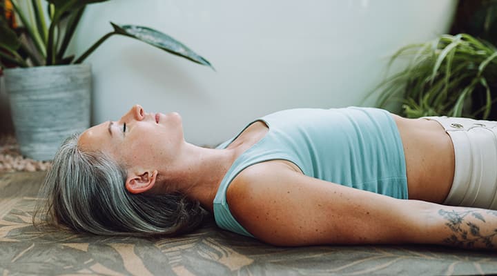 Yoga nidra is performed in savasana