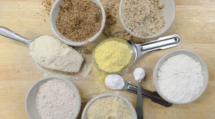 You can bake with many types of flours